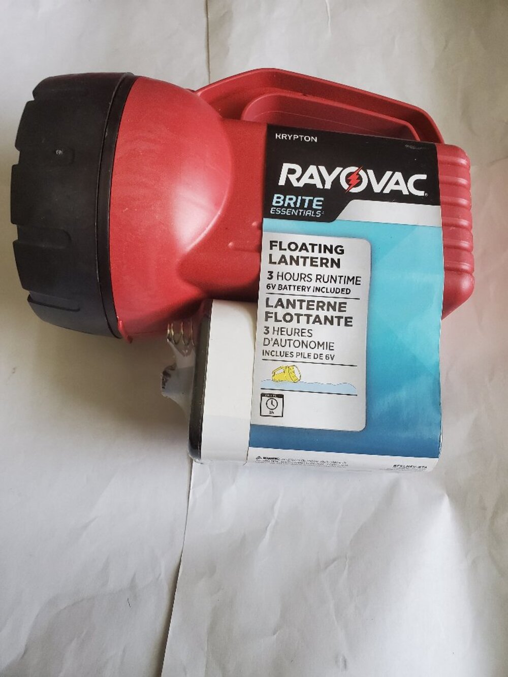 NEW RAYOVAC KRYPTON BEKLN6V-BTA FLOATING LANTERN LIGHT